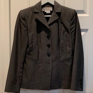 CARLISLE gray tailored blazer